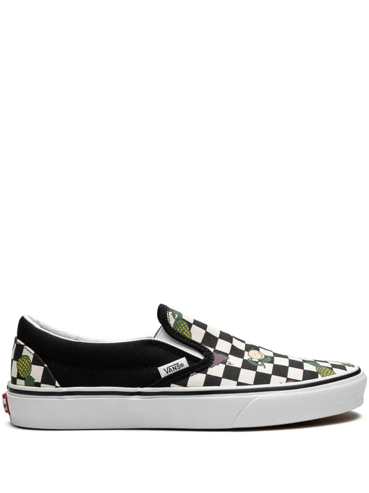 Vans Classic Slip On Fruit Checkerboard Sneakers