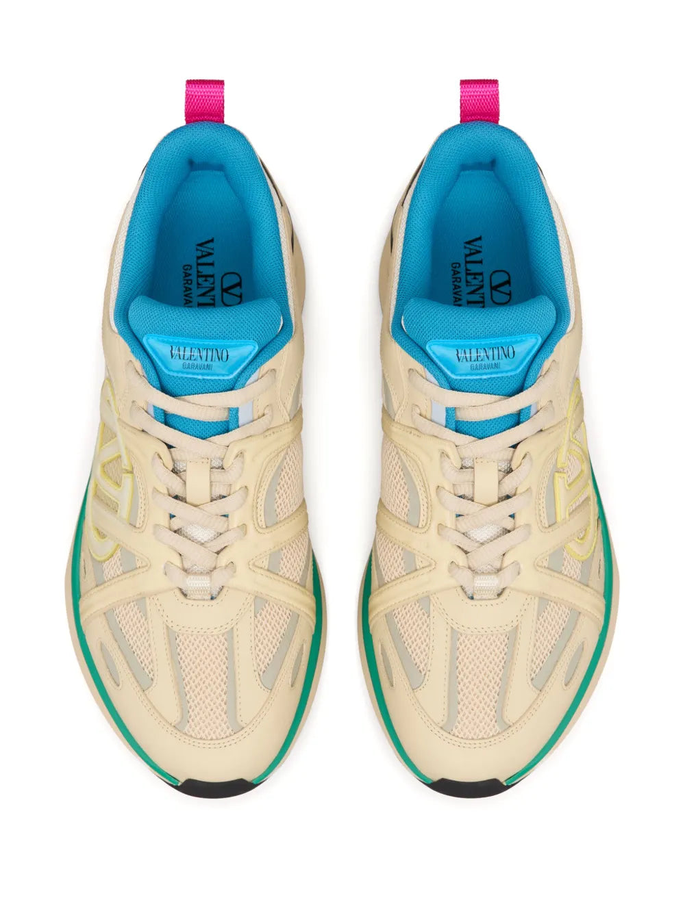 Valentino Garavani Vlogo Easyjog Leather Sneakers