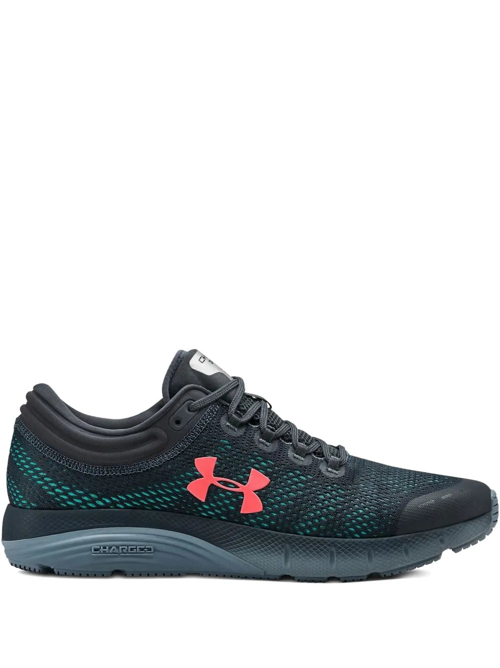 Under Armour Charged Bandit 5 Ash/Grey/Red Sneakers