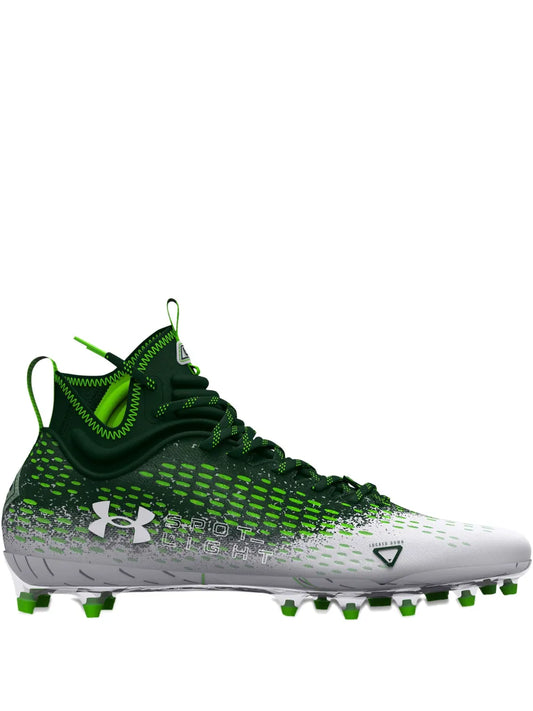 Under Armour Spotlight Lux Mc 2.0 Green/White Cleats