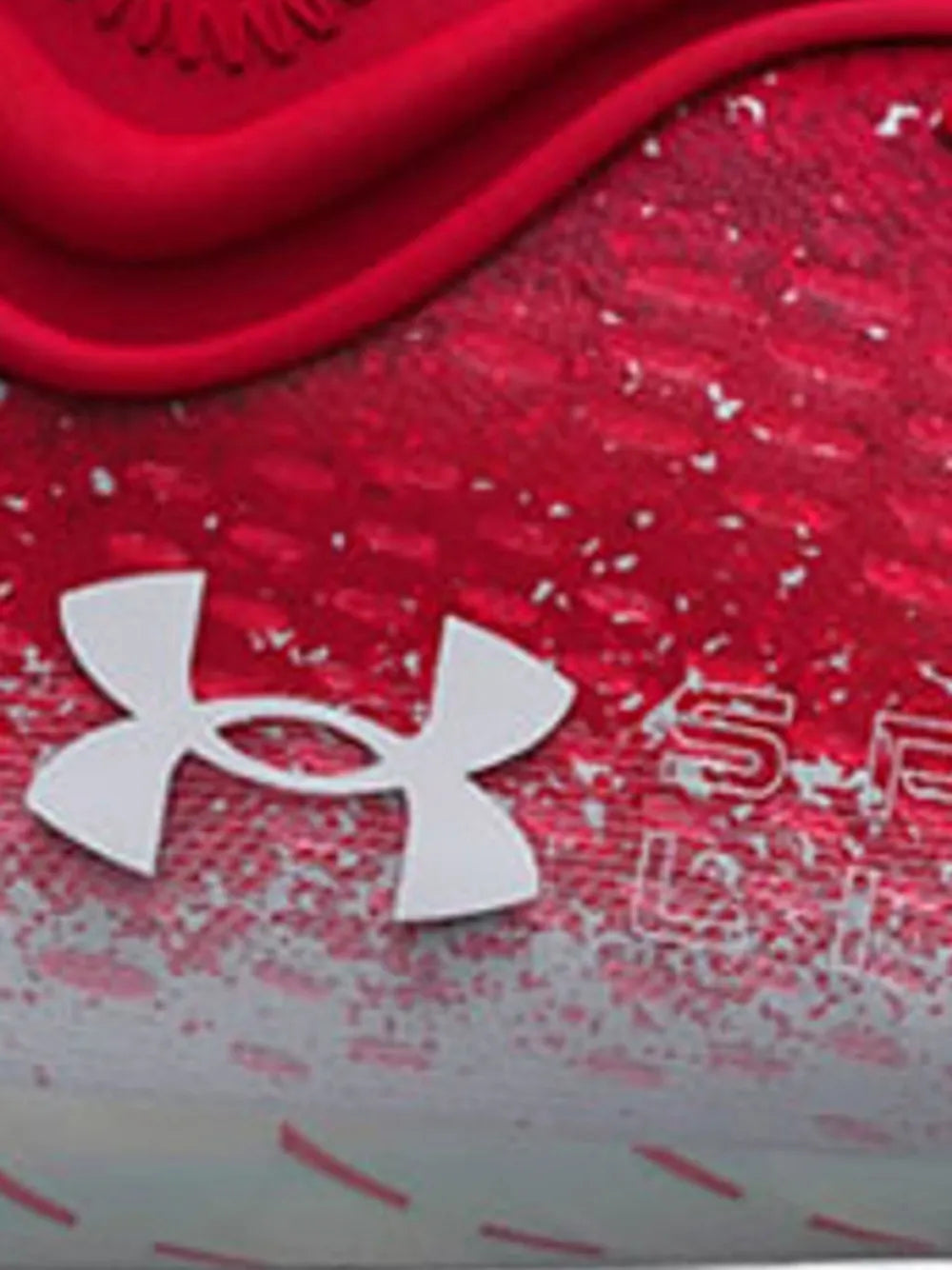 Under Armour Spotlight Lux Mc Red/White Football Cleats