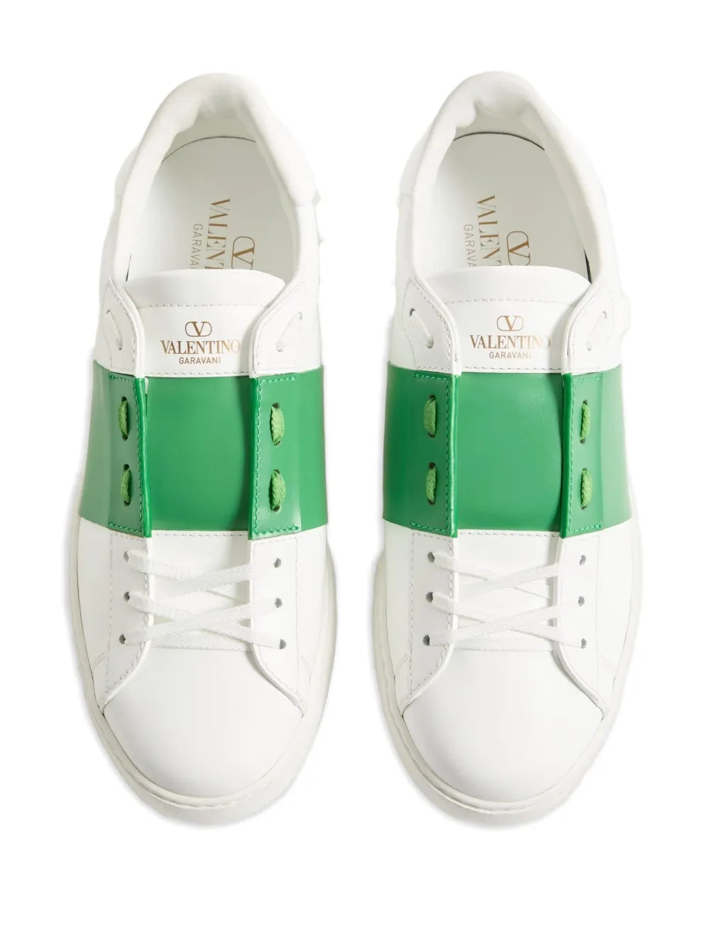 Valentino Garavani Calfskin Band-Open Sneakers