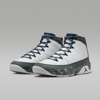 Air Jordan 9 Retro Flint Grey and French Blue