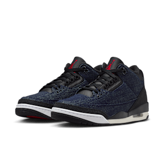 Air Jordan 3 x Levi's® Indigo and Gym Red