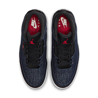 Air Jordan 3 x Levi's® Indigo and Gym Red